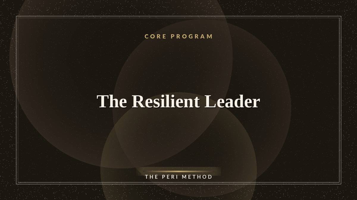 The Resilient Leader