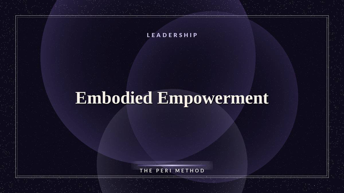 Embodied Empowerment