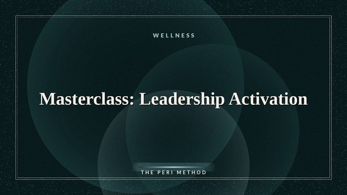 Masterclass: Leadership Activation
